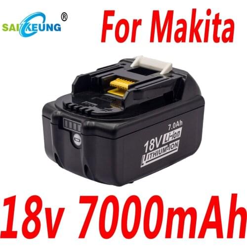 Suitable for Makita 18V7.0Ah BL1860B BL1830B Lithium ion battery, Compatible with Makita18V BL1850B BL1840B wireless power tools