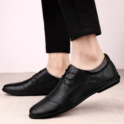 Casual Mens Sneakers Casual Shoes Men Fashion Leather Sports Leisure Sneakers Loafers For Black 2020 Man Shoe Mens Male