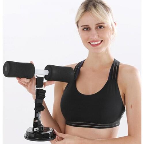Sit-up exercise bar black/blue/pink/orange suction cup type abdominal muscle strength exerciser abdominal stretching accessories
