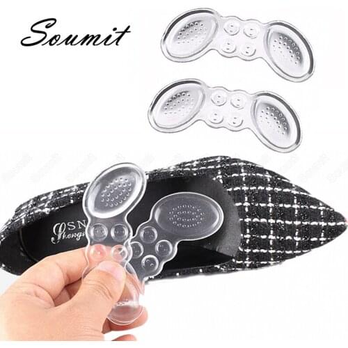 Silicone Gel Heel Protector for Women Shoes Insert Soft Cushion Insole Back Liner Grip Shoe Pad Foot Care Stickers Accessories