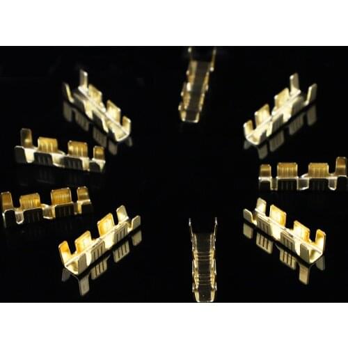 100pcs/lot DJ453C U-shaped terminal tab cold inserts connectors cold terminal small teeth fascia terminal,2-2.5mm2