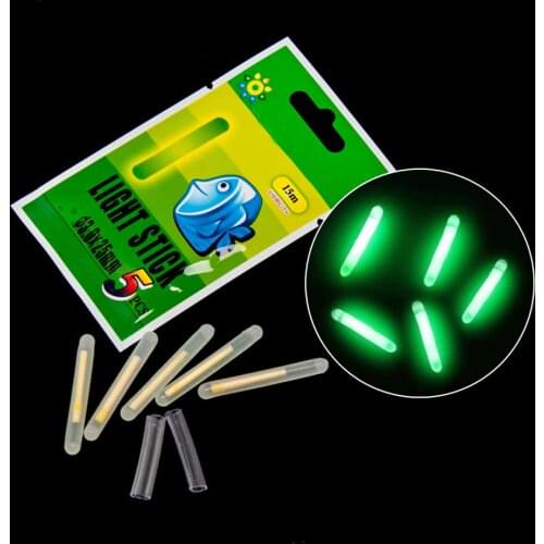 WALK FISH 25PCS/5Bag Fishing Float Light stick Fishing Rod Tip Bait Alarm Night Fish Bobber Glow Stick Visible 3.0x25mm 4.5*37mm