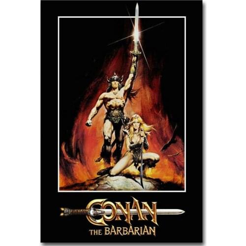 070 ARNOLD SCHWARZENEGGER - CONAN THE BARBARIAN 128 Wall Silk Cloth Poster Art Decoration Gift