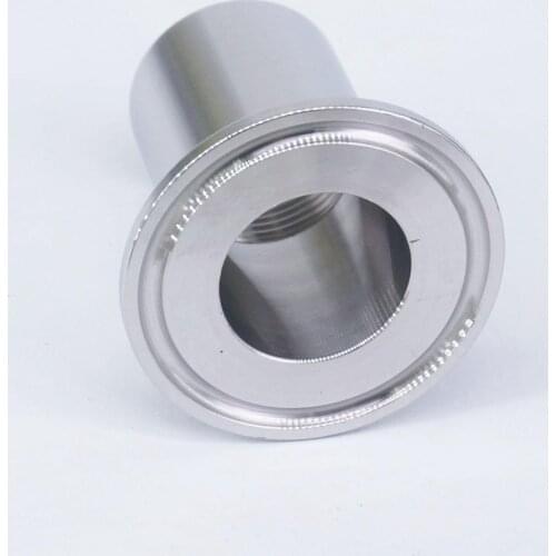 1/2" BSPT Female x Ferrule O/D 40mm 304 Stainless Steel Tri Clamp Pipe Fitting Connector For Homebrew