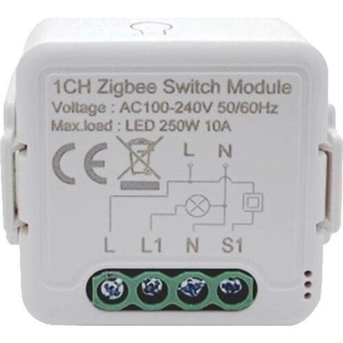 Tuya ZigBee 1 Gang Dimmer Module Light Switch Module Light Control Mobilephone APP Remotes Intelligent Home Voice Control