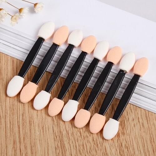 10pcs Double-head Eyeshadow Brush Professional Sponge Stick Eye Shadow Applicator For Women Makeup Tools