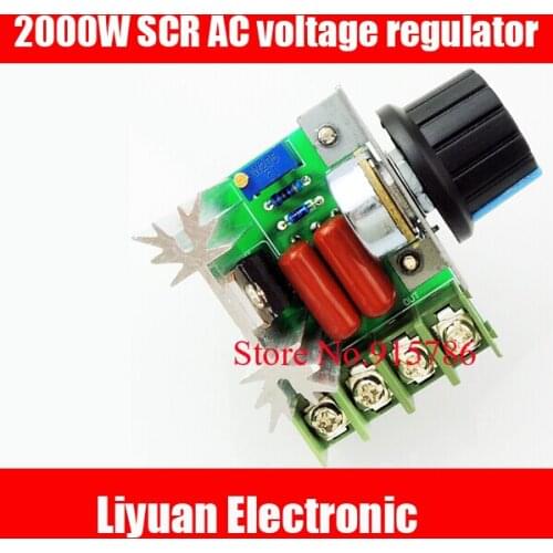 5pcs 2000W SCR AC voltage regulator /high power electronic speed governor / Dimming / Speed / thermostat motor speed controller