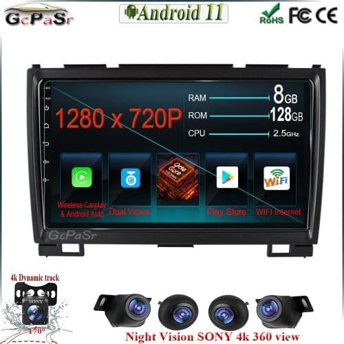 6+128G 9'' Android 11 Car Radio Carplay Multimedia Player Navigation GPS For Haval Hover Great Wall H5 H3 2011-2016 2din DVD