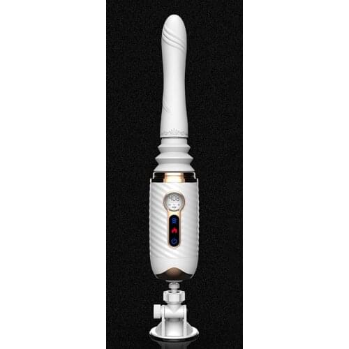 Strong Remote Control Electric Dildo 408 Beats Per Minute Masturbation Machine 10 Frequencies Heating Sex Machine Dildo Machine