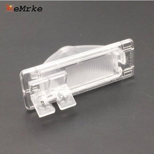 EEMRKE Car Rear view Backup Parking Camera Bracket Mount for Geely Emgrand GT Russia / Borui GE License Plate Lights Housing