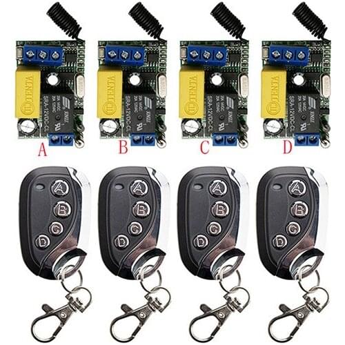AC220V 1CH 10A RF Wireless Remote Control Relay Switch Security System Garage Doors Gate Electric Doors/lamp /shutters