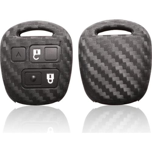 Bilchave 5pcs For Lexus RX300 ES300 LS400 GX460 Toyota RAV4 Avensis Camry Corolla Rav Silicone Remote Key Case Fob Holde