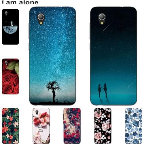 I am alone Phone Case For Alcatel 1 5033D 1 2019 1A 1B 2020 Bags Fashion Color Cute Cartoon Printed Paint Mobile