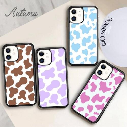 MooMoo Cow Phone Case for iPhone 11 12 Pro Max mini X XR XS SE 2020 5 6S 7 8 Plus Samsung Galaxy S8 S9 S10 Cover shell