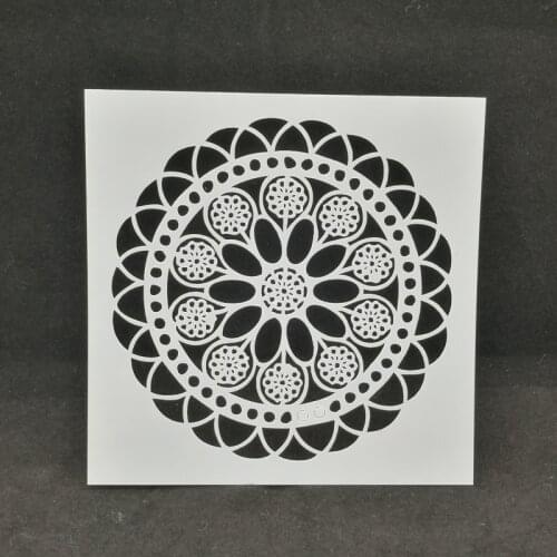 Flower mat Layering Stencils Drawing Color Spraying Stencil for Diy scrapbook/photo album coloring,painting stencil,home decor