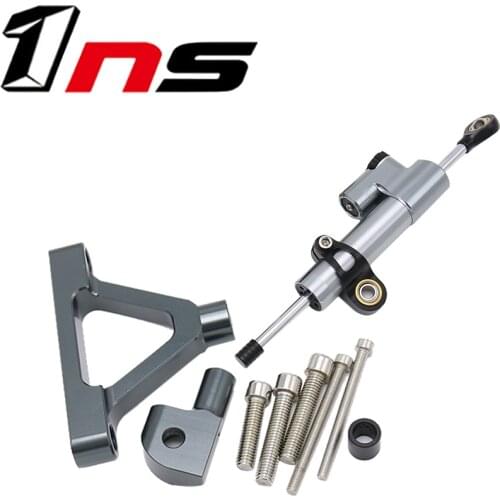 For Kawasaki NINJA ZX10R ZX 10R 2004-05 Motorcycle Adjustable Steering Stabilization Shock Absorber Bracket Mounting Support Kit