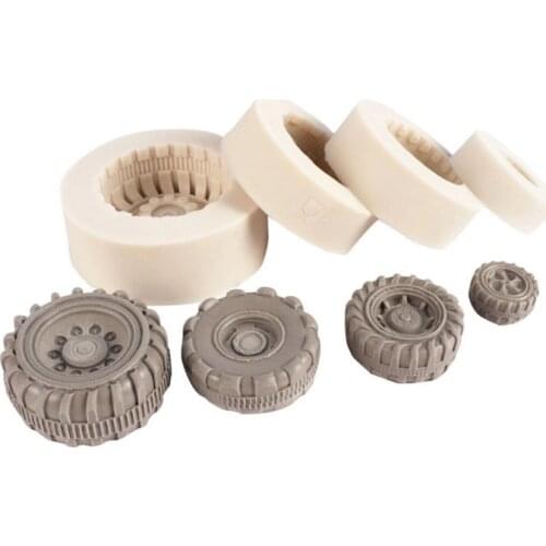 Tires Shape Silicone Sugarcraft Mold Fondant Cake Decorating Tools Bakeware