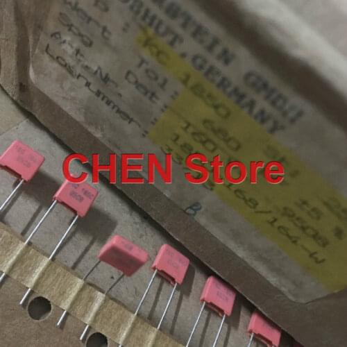 20PCS/50PCS Germany ERO KC1850 680pF/160V 5% P5MM Metal foil polycarbonate film capacitor 680P 681/160V 0.68NF 160V