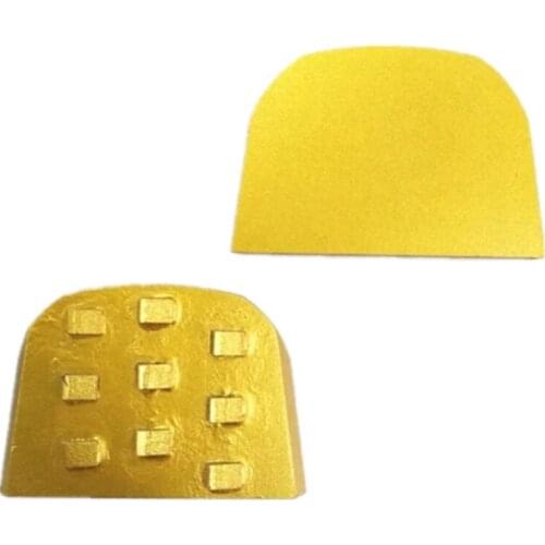 PCD53 Lavina PCD Concrete Pad Grinding Shoes with Nine Half PCD Remove Epoxy Resin Coatings Adhesives on Lavina Grinder 12PCS