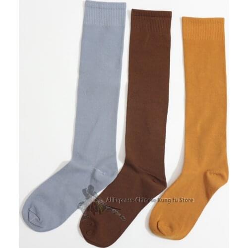 Soft Cotton Buddhist Monk Shaolin Kung fu Socks for Tai Chi Suit Wushu Martial arts Wing Chun Uniforms