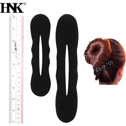 Hot Sale New Fashion 1/2PC Hair Styling Magic Sponge Clip Foam Bun Curler Hairstyle Twist Maker Tool Braider Accessories