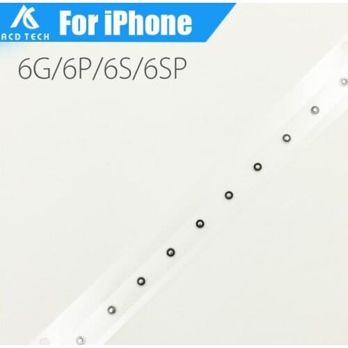 100pcs/lot For iPhone 6/6P/6S/6SP Plus Home Button Gasket Pad Return Key Pad Small Metal Disk Round Circle Filler Piece