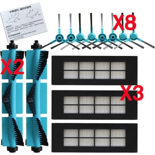 Vacuum Cleaner Parts for Cecotec Conga 3090 Series Roller Brush Hepa filter Side Brush Water Tank Filter Mop Pad Cloth Accessori