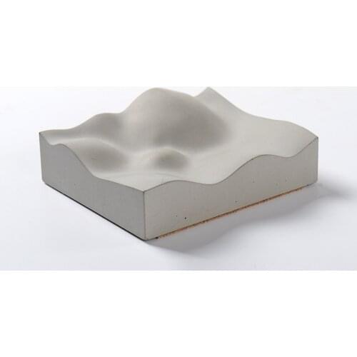 Nicole Concrete Mold Handmade Soap Dish Silicone Plaster Mould