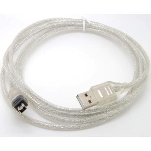 Free shipping 4feet USB usb2.0 Data cable Firewire IEEE 1394 for MINI DV HDV camcorder to edit pc Free shippingnew