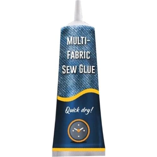 Liquid Glue Instant Fabric Leather Fast Drying Glue Ultra-stick Sew Glue Kit Secure Stitch Liquid Sewing Supplies
