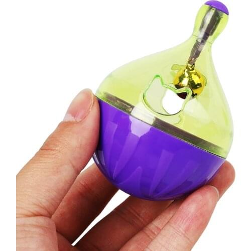 1PC Pet Leakage Food Ball Self-Playing Cats Dogs Feeder Interactive Food Dispensing Bowl Training Exercise Fun Toy