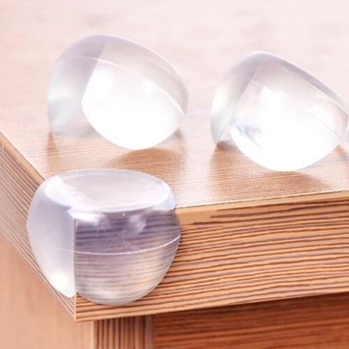 20pcs Baby Safety Silicone Protector Table Corner Edge Protection Cover Soft Clear Silicone Band For Desk