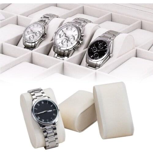5PCS Velvet Bracelet Watch Pillow Jewelry Exhibition Jewelry Trays Storage Suitable for Display Watch Bracelet Necklace