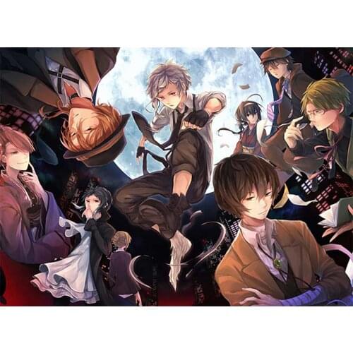 Diamond Painting Anime Figure Square Diamond Round Diamond Decoration Customizable Wall Art Decoration Frameless Style