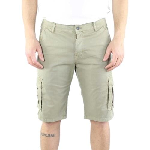 Bermuda Shorts men Cargo mud lateral pockets Shorts Casual cotton short pants Jeans
