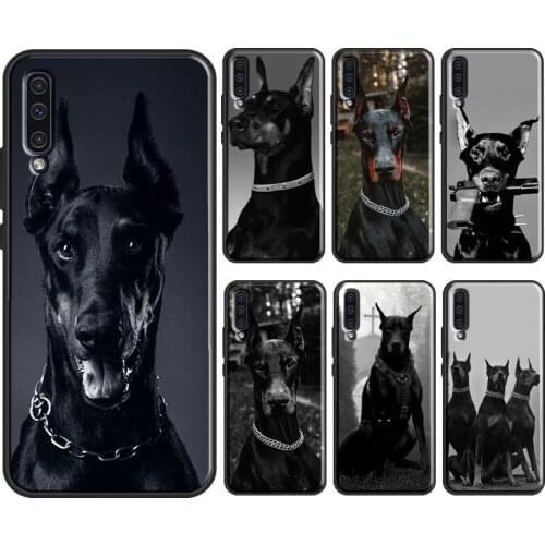 Animal Doberman Pinscher Dog For Samsung Galaxy A50 A70 A40 A10 A51 A71 A31 A41 M51 M31 A12 A52 A20e A21S Phone Cover