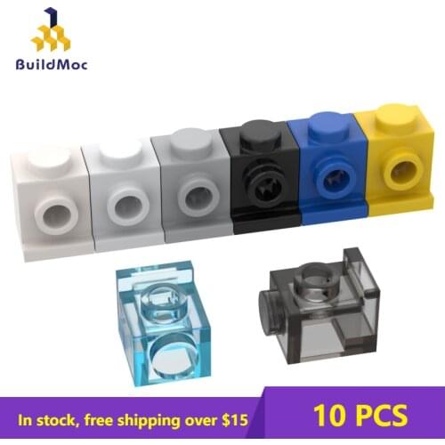 10pcs Bricks Part 4070 Brick Special 1x1 with Headlight and No Slot Building Blocks DIY Educational High-Tech Spare Kids Toys