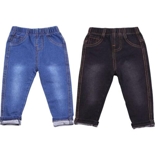 Boys Children Jeans Boy Fashion Denim trousers Baby Girls Top Quality Casual pants 2021Spring kids clothing spring leggings