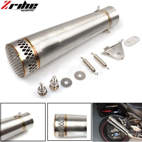 For 36-51mm Motorcycle Exhaust Pipe Scooter Modified Muffler Pipe Universal For Honda CB600 599 919 CBR600 250 400 Hornet 250 VT