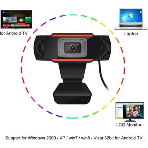 HOT 480P/1080P HD Webcam Camera USB 2.0 With Microphone Video Record 12.0M pixels For Computer PC Laptop Widescreen Video