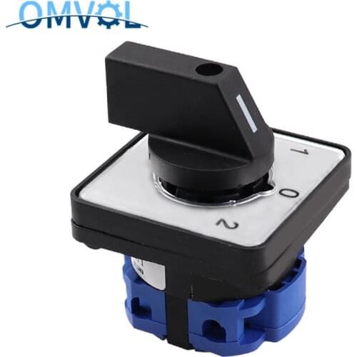 Cam Switch 3 Position 1 pole 4 terminals Rotary Switch 660V 20A Changeover Switch