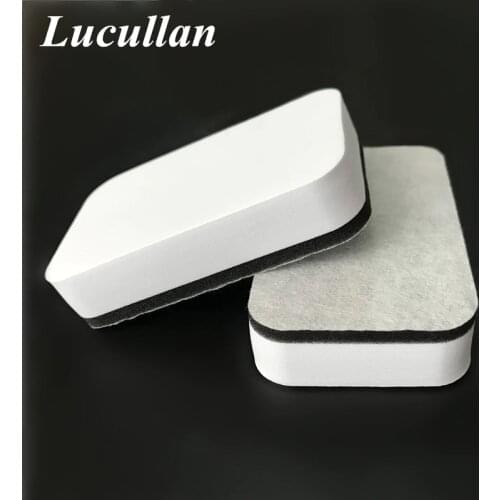 Lucullan Design Non-Woven Fabric Nano Paint Coating Sponge Car Liquid Ceramic Coat Auto Glass Care Protection Applicator