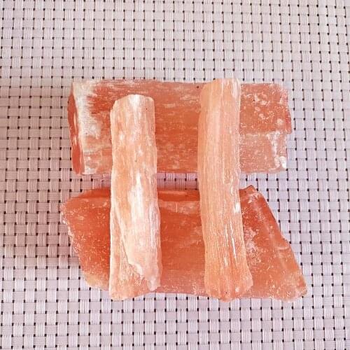 Tangerine Peach Selenite Healing Crystal Highly Polished AngelsListed for Charity