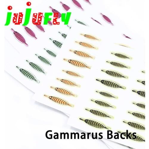 New developed 40pcs/sheet elastic gammarus bug thin skin film realistic segment body scud back fly tying materials