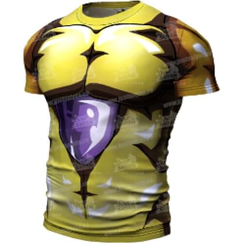 New T-shirt 2021 Summer Cartoons 3d Printed Sports Jerseys Fashion Round Neck Men And Women Tight Sweatshirt Breathable