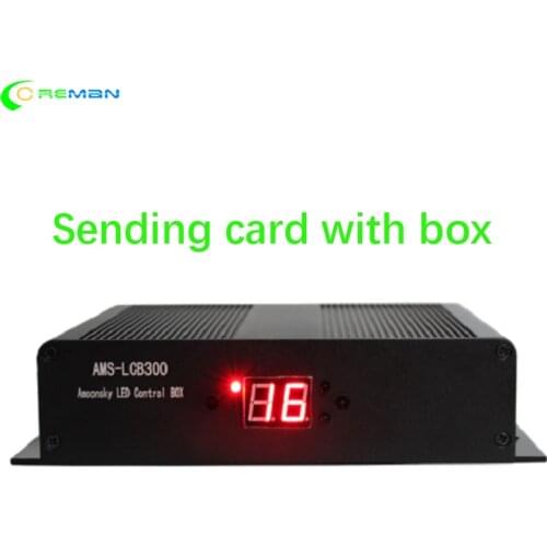 New design LINSN sending card box with TS802 sender box LCB300 for rental stage led display screen billboard manufacturer