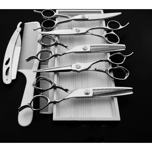 Original Well Sharpened 6.0 Inch Professional Hairdressing Scissors Hair Cutting Scissors Barber Shears Hair Cut Thinning Tools