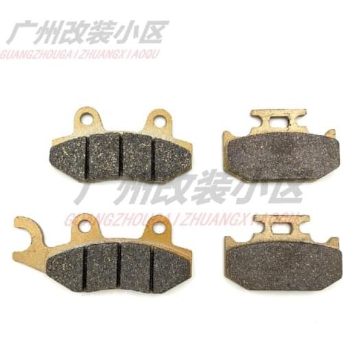 Copper fiber Front Rear Brake Pads For Kawasaki KDX200 KDX 200 250 Sr 1990-1993 KDX250 Sr-D 91-93 KLX250 KLX 250 KX 125 250 500