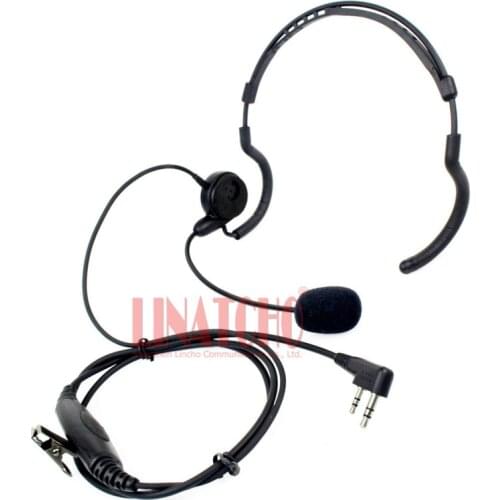 Professional neckband TK-2118 TK-2160 TK-3100 walkie talkie microphone headset two way radio headphone 2 pin connector