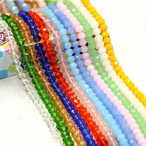 SEA MEW 4mm 6mm 8mm Lampwork Crystal Spacer Bead Buddha Beads Loose Beads For Jewelry Making